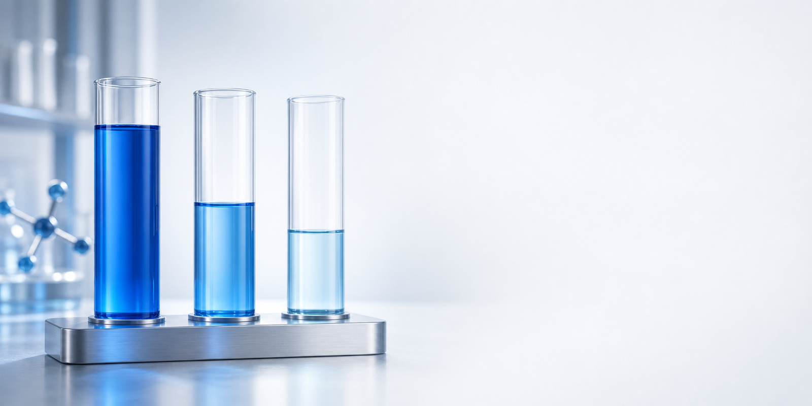 Blue copper peptide signal visual